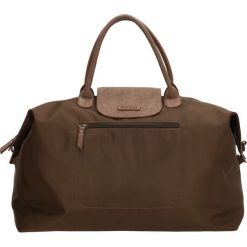 Enrico Benetti torba podróżna unisex brązowa 66460. Pomarańczowe torebki klasyczne damskie Enrico Benetti, bez wzorów, bez dodatków. Za 219,00 zł.