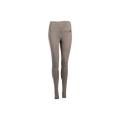 Legginsy slim Gym & Pilates Douaria 500 damskie. Brązowe legginsy marki Adidas, m, z elastanu. W wyprzedaży za 119,99 zł.