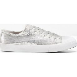 Sneakersy bonprix srebrny. Szare sneakersy damskie bonprix. Za 84,99 zł.