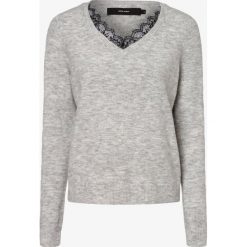 Vero Moda - Sweter damski z dodatkiem alpaki – Vmiva, szary. Szare swetry damskie Vero Moda, s, bez wzorów, z koronki, eleganckie, bez rękawów, bez kaptura. Za 129,95 zł.