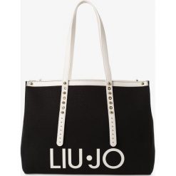 Liu Jo Collection - Damska torba shopper, czarny. Czarne torby damskie na zakupy Liu Jo Collection, bez wzorów, z bawełny, klasyczne, bez dodatków. Za 689,95 zł.