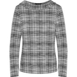 Elegancka dzianinowa bluzka w kratę. Bluzki damskie Greenpoint, bez wzorów, z bawełny, eleganckie, bez kołnierzyka, bez rękawów. Za 89,99 zł.