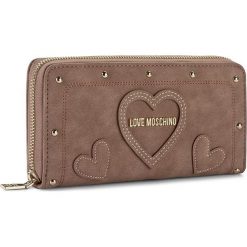 Portfele damskie: Duży Portfel Damski LOVE MOSCHINO – JC5526PP14LP0009 Stone