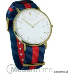 Zegarek OOZOO C6917 blue/red/gold. Czerwone zegarki damskie Pakamera. Za 231,00 zł.