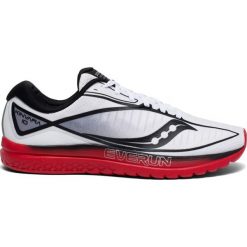 Buty do biegania męskie SAUCONY KINVARA 10 WHT/RED / S20467-3. Czerwone buty sportowe męskie Saucony, bez zapięcia, do biegania. Za 549,99 zł.