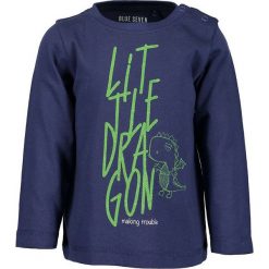 Blue Seven - Longsleeve dziecięcy 62-86 cm. Szare t-shirty chłopięce Blue Seven, z nadrukiem, z bawełny, z długim rękawem. W wyprzedaży za 24,90 zł.
