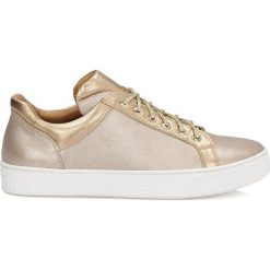 Buty sportowe damskie: Złote buty sportowe
