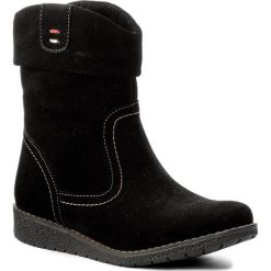 Botki LASOCKI - WI23-CREMONA-04 Czarny. Czarne buty zimowe damskie marki Lasocki, z materiału. W wyprzedaży za 100,00 zł.