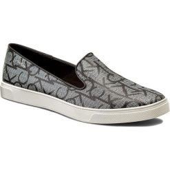 Tenisówki CALVIN KLEIN - Hyacinth N12018 Granite. Czarne półbuty damskie skórzane Calvin Klein, bez wzorów, bez zapięcia. W wyprzedaży za 299,00 zł.