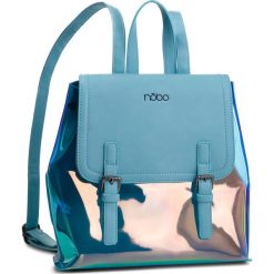 Plecak NOBO - NBAG-G2880-C012 Niebieski. Niebieskie plecaki damskie Nobo, bez wzorów, ze skóry ekologicznej, eleganckie, bez dodatków. W wyprzedaży za 139,00 zł.