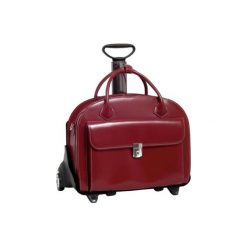 Torba na laptopa MCKLEIN Glen Ellyn 15.6 cali Czerwony. Czerwone torby na laptopa Mcklein, bez wzorów, ze skóry, eleganckie. Za 1320,99 zł.