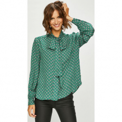 Pepe Jeans - Koszula Erin. Szare koszule jeansowe damskie Pepe Jeans, s, casualowe, ze stójką, z długim rękawem. W wyprzedaży za 219,90 zł.