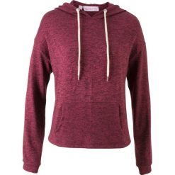 Bluzy damskie: Krótsza bluza, z kolekcji Maite Kelly bonprix czerwony rododendron melanż