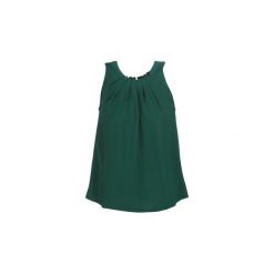Bluzki Casual Attitude KARIL. Zielone bluzki damskie Casual Attitude, s, bez wzorów, casualowe, bez kołnierzyka, bez rękawów. Za 89,00 zł.
