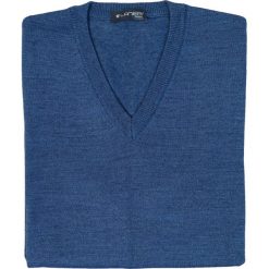 Jeansowy bezrękawnik męski SW29. Swetry męskie Lanieri Fashion - swetry męskie, m, bez wzorów, z wełny, casualowe, bez kołnierzyka, bez kaptura. Za 125,10 zł.