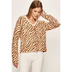 Vero Moda - Sweter. Czarne swetry damskie Vero Moda, s, bez wzorów, z elastanu, bez rękawów, bez kaptura. Za 189,90 zł.