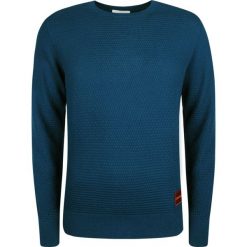 Calvin Klein Sweter "Structured". Swetry męskie Calvin Klein, z aplikacjami, z dzianiny, z okrągłym kołnierzem, bez kaptura. Za 289,00 zł.