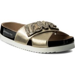 Klapki damskie: Klapki PATRIZIA PEPE – 2V8068/A3GJ-Y336 Gold Love