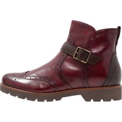 Botki damskie lity: Jana Botki bordeaux