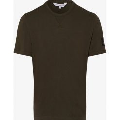 Calvin Klein Jeans - T-shirt męski, zielony. Zielone t-shirty męskie Calvin Klein Jeans, s, z aplikacjami, z jeansu, eleganckie, bez kołnierzyka. Za 159,95 zł.