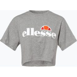 Ellesse - T-shirt damski, szary. Szare t-shirty damskie marki Ellesse, m, bez wzorów, z bawełny, bez kołnierzyka. Za 109,95 zł.