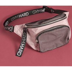 Saszetka nerka Gym Hard - Różowy. Różowe saszetki damskie marki Sinsay. Za 39,99 zł.