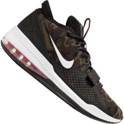 Czarne Buty Nike Air Force Max Low M BV0651-004. Czarne buty sportowe męskie Nike, na jesień, z tkaniny, z paskami, do koszykówki, Nike Air Force. W wyprzedaży za 569,00 zł.