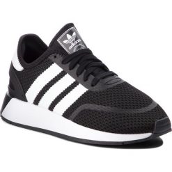Buty adidas - N-5923 B37957 Cblack/Ftwwht/Cblack. Czarne półbuty dziewczęce Adidas, na sznurówki. W wyprzedaży za 269,00 zł.