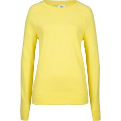 Bluza bonprix jasna limonka. Żółte bluzy damskie bonprix, bez wzorów, bez rękawów, bez kaptura. Za 54,99 zł.