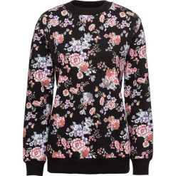 Bluza bonprix czarny w kwiaty. Czarne bluzy rozpinane damskie bonprix, w kwiaty. Za 69,99 zł.