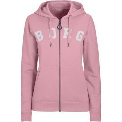 Björn Borg bluza damska Hoodie Borg 36 różowa. Różowe bluzy damskie Björn Borg, bez wzorów, bez rękawów, bez kaptura. W wyprzedaży za 211,00 zł.