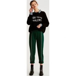 Bluzy damskie: Bluza z napisem „Burn your problems”