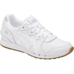 Asics Gel-Movimentum HL7G7-0101. Białe buty sportowe damskie Asics lifestyle, bez wzorów, ze skóry, sportowe. W wyprzedaży za 289,99 zł.