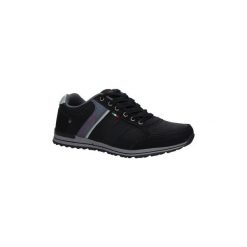 Buty Casu Czarne półbuty sznurowane MXC7501. Czarne trampki męskie Casu, bez wzorów, na sznurówki. Za 89,99 zł.