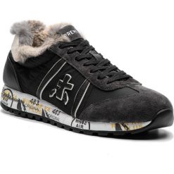 Sneakersy PREMIATA - Lucy 2623 Czarny Szary. Szare sneakersy męskie marki Premiata, na co dzień, bez wzorów, ze skóry, eleganckie, bez zapięcia. W wyprzedaży za 729,00 zł.