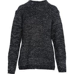 Czarny Sweter Stand. Czarne swetry damskie Born2be, xl, bez wzorów, prążkowane, bez rękawów, bez kaptura. Za 39,99 zł.