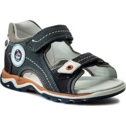 Sandały LASOCKI KIDS - CI12-2566-09 Granatowy. Niebieskie sandały chłopięce marki Lasocki Kids, z nubiku. Za 89,99 zł.