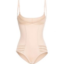 Body shape Level 2 bonprix cielisty. Brązowe body damskie bonprix, w paski. Za 109,99 zł.