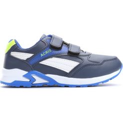 Granatowe Buty Sportowe Hold Up. Niebieskie buty sportowe chłopięce Born2be, z materiału, z okrągłym noskiem. Za 59,99 zł.