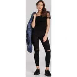 Czarne Spodnie Jegginsy Vinehelm. Czarne jeansy damskie Renee, xl, bez wzorów. W wyprzedaży za 54,99 zł.