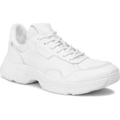 Sneakersy CALVIN KLEIN - Demos B4F2104 White. Białe sneakersy męskie Calvin Klein, na co dzień, bez wzorów, ze skóry ekologicznej, bez zapięcia. Za 879,00 zł.