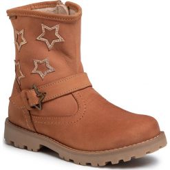 Trapery LASOCKI KIDS - CI12-SPLIT-08 Brown. Pomarańczowe śniegowce dziewczęce Lasocki Kids, bez zapięcia. Za 149,99 zł.