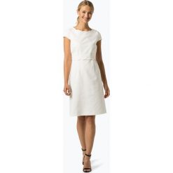 Comma - Sukienka damska, beżowy. Brązowe sukienki damskie comma, bez wzorów, eleganckie, bez kołnierzyka, bez rękawów. Za 299,95 zł.