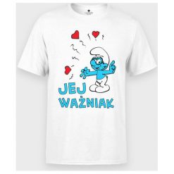 Koszulka Jej ważniak. T-shirty chłopięce MegaKoszulki, bez wzorów, z bawełny, bez rękawów. Za 44,90 zł.