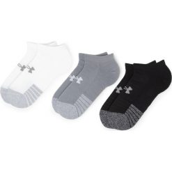 Zestaw 3 par niskich skarpet unisex UNDER ARMOUR - Heatgear No Show Sock 1346755-035 Gray. Szare skarpetki damskie Under Armour, bez wzorów, z elastanu. W wyprzedaży za 39,00 zł.