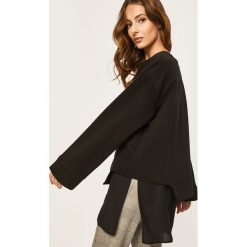 Answear - Bluza. Czarne bluzy damskie ANSWEAR, s, bez wzorów, z bawełny, bez rękawów, bez kaptura. W wyprzedaży za 69,90 zł.