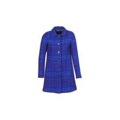 Płaszcze Desigual HENKEL. Niebieskie płaszcze damskie marki Desigual. Za 879,00 zł.