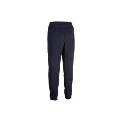 Spodnie fitness kardio FPA 120 męskie. Czarne spodnie męskie DOMYOS, s, bez wzorów, z poliesteru, klasyczne. Za 59,99 zł.