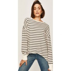 Answear - Bluza. Białe bluzy damskie ANSWEAR, s, bez wzorów, z bawełny, bez rękawów, bez kaptura. Za 129,90 zł.