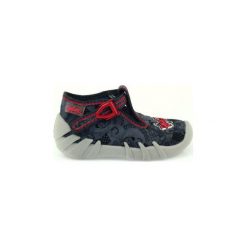 Czarne Szare Czerwone Tekstylne Buty Befado rozmiar 18. Czarne buciki niemowlęce chłopięce Befado, z bawełny. Za 39,90 zł.